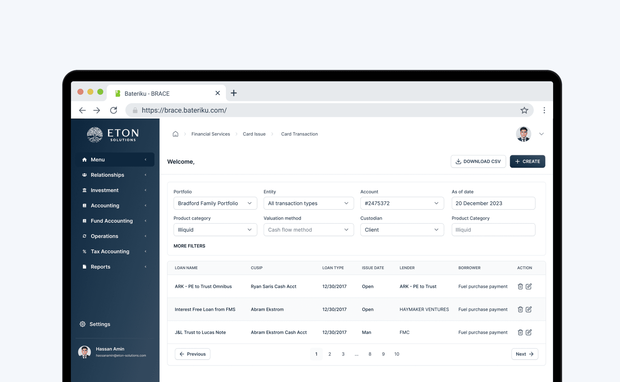 Streamlining Portfolio Management with a Scalable Fintech UI
