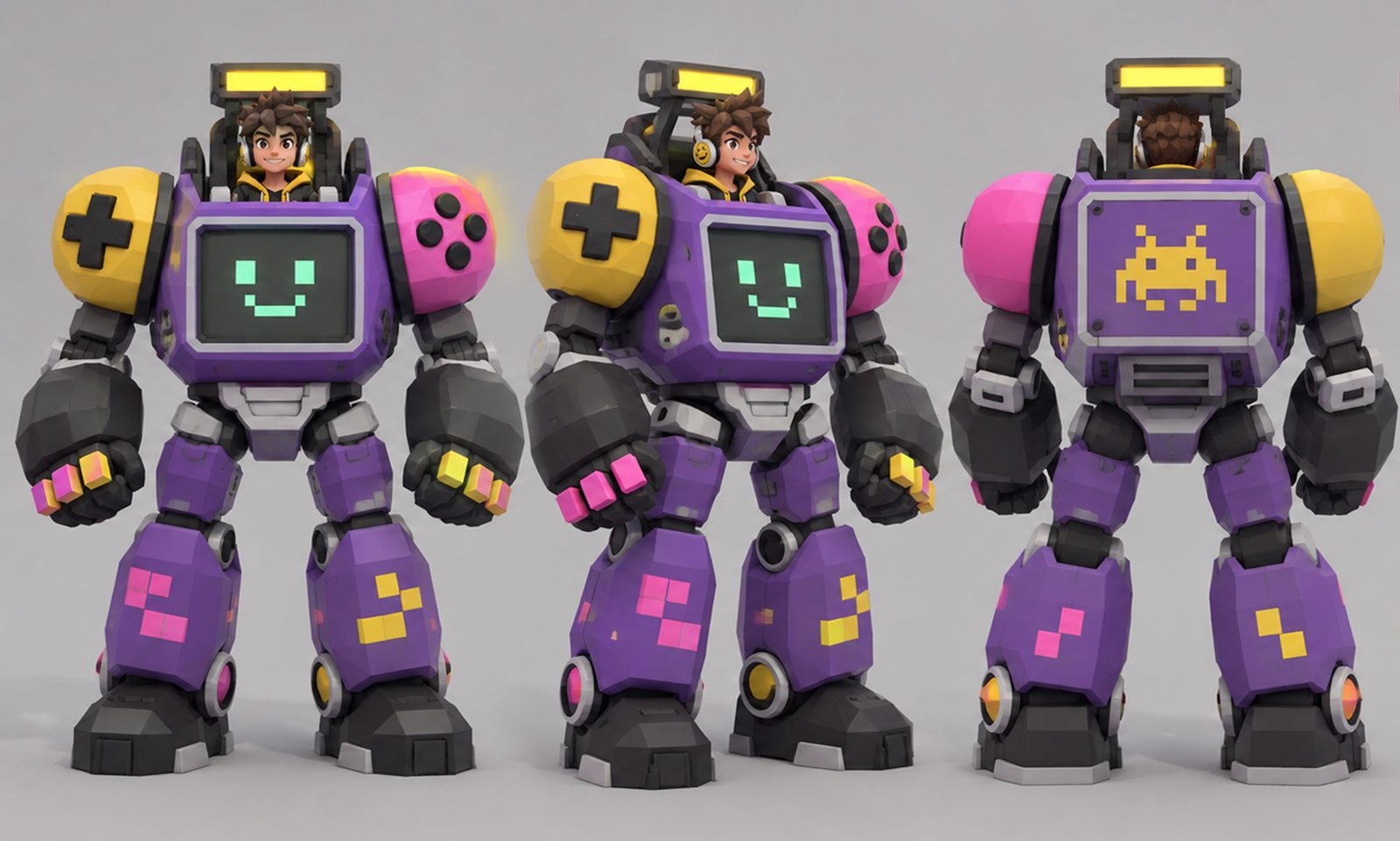 Game Mech Character preview